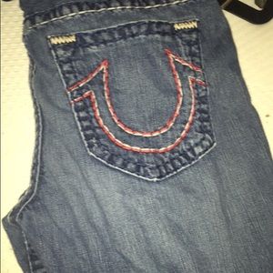 Six pairs of true religion pants
